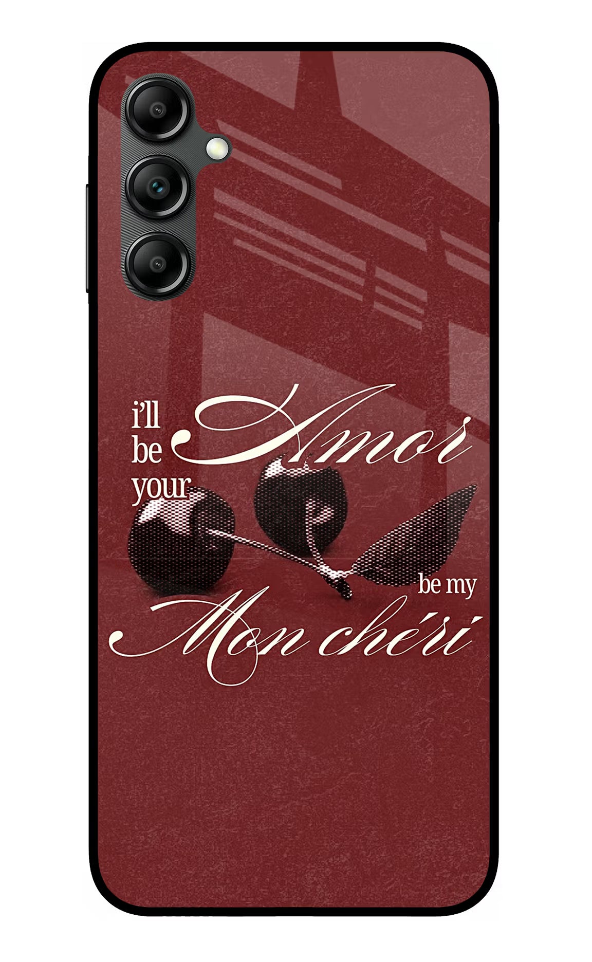Velvet Cherry Samsung A14 5G Glass Case
