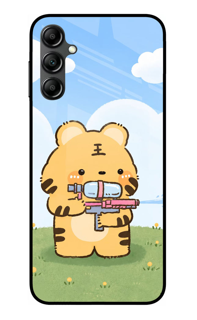 Tiger Treat Samsung A14 5G Glass Case