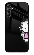 Kitty Charm Samsung A14 5G Glass Case