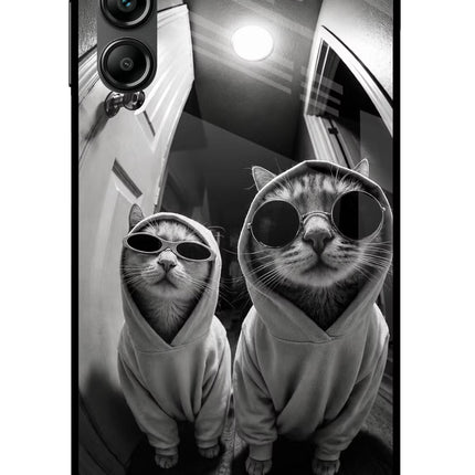 Hood Cats Samsung A14 5G Glass Case