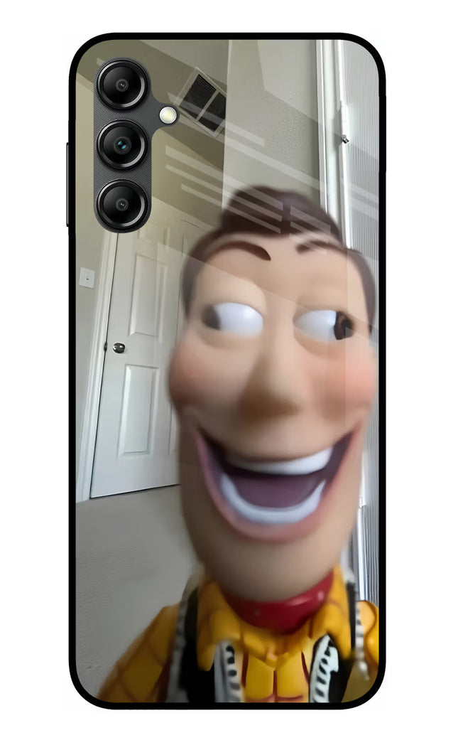 Side Eye Woody Samsung A14 5G Glass Case