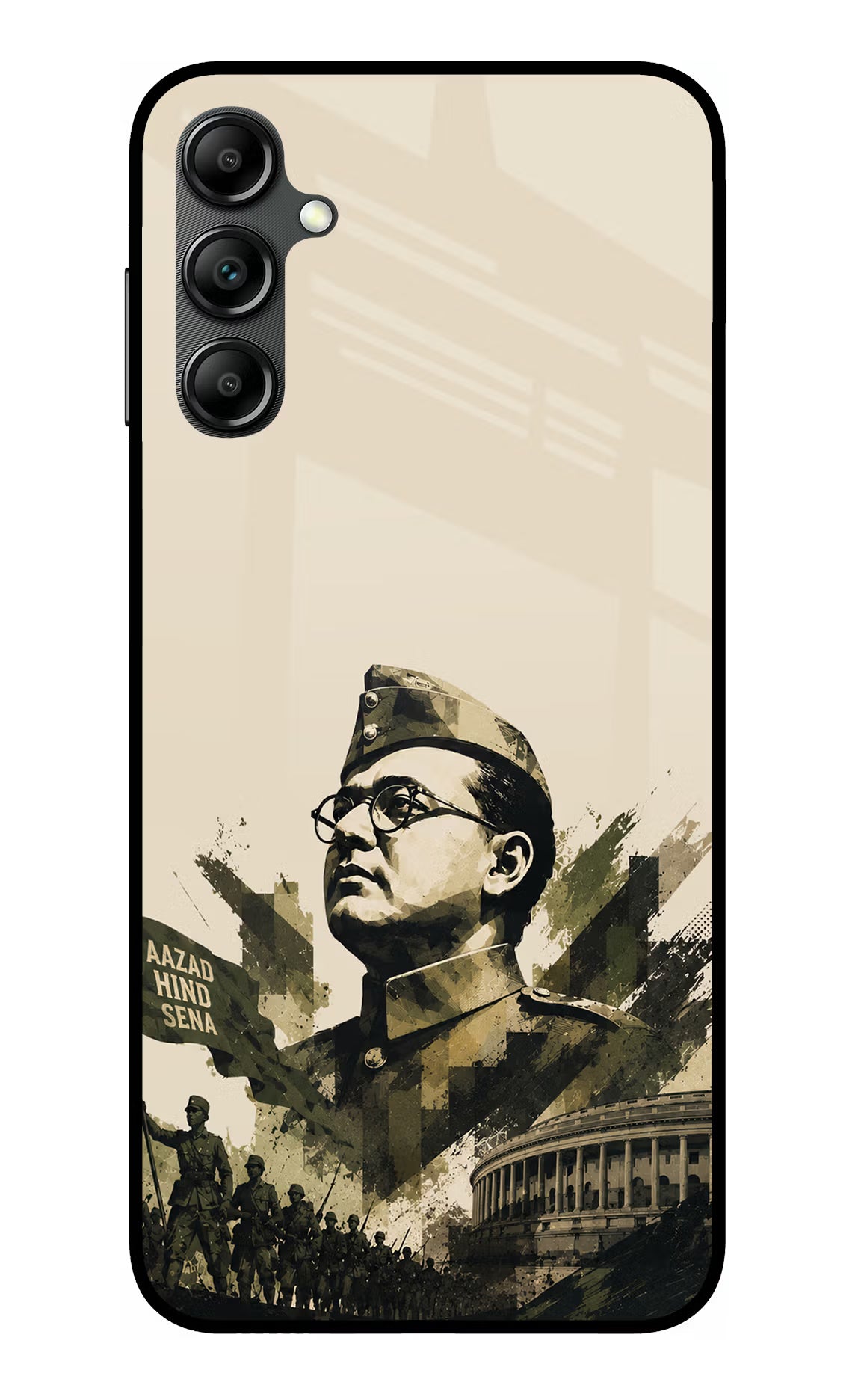 Netaji Rising Samsung A14 5G Glass Case