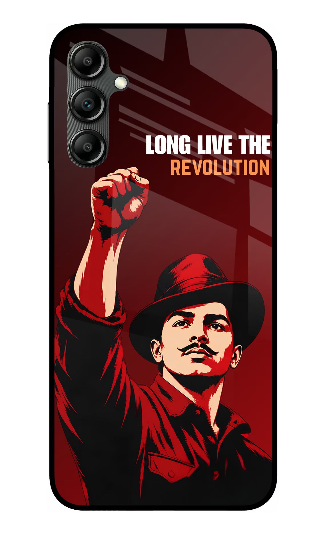 Bhagat Singh Revolution Samsung A14 5G Glass Case