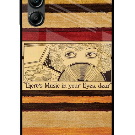 Vinyl Stripes Samsung A14 5G Glass Case Back Cover by Casekaro