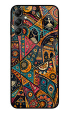 Folk Print Samsung A14 5G Glass Case