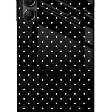 White Dots Samsung A14 5G Glass Case