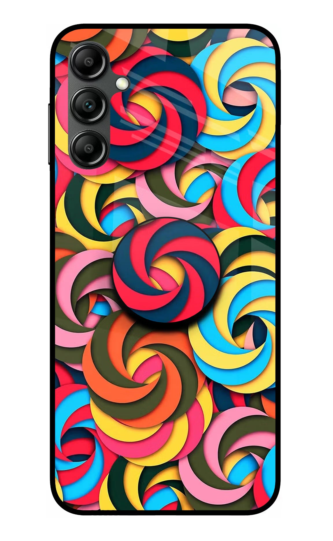 Spiral Pattern Samsung A14 5G Pop Case by Casekaro