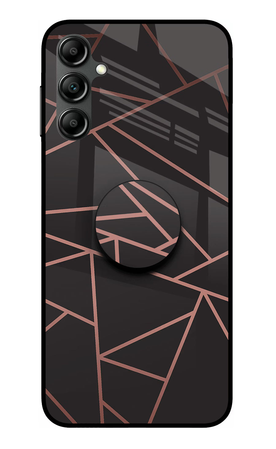 Geometric Pattern Samsung A14 5G Pop Case, Glass case