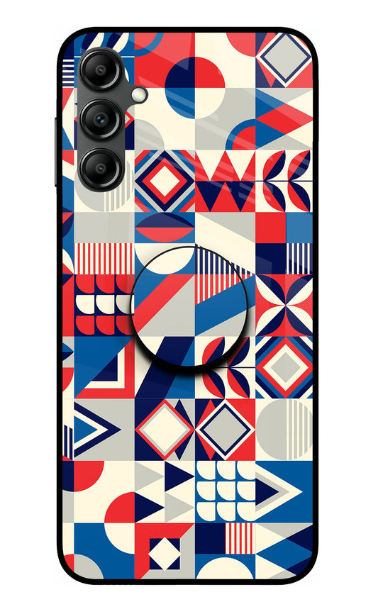 Colorful Pattern Samsung A14 5G Glass Case