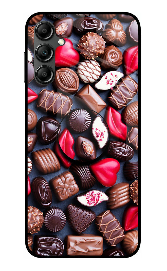 Chocolates Samsung A14 5G Glass Case
