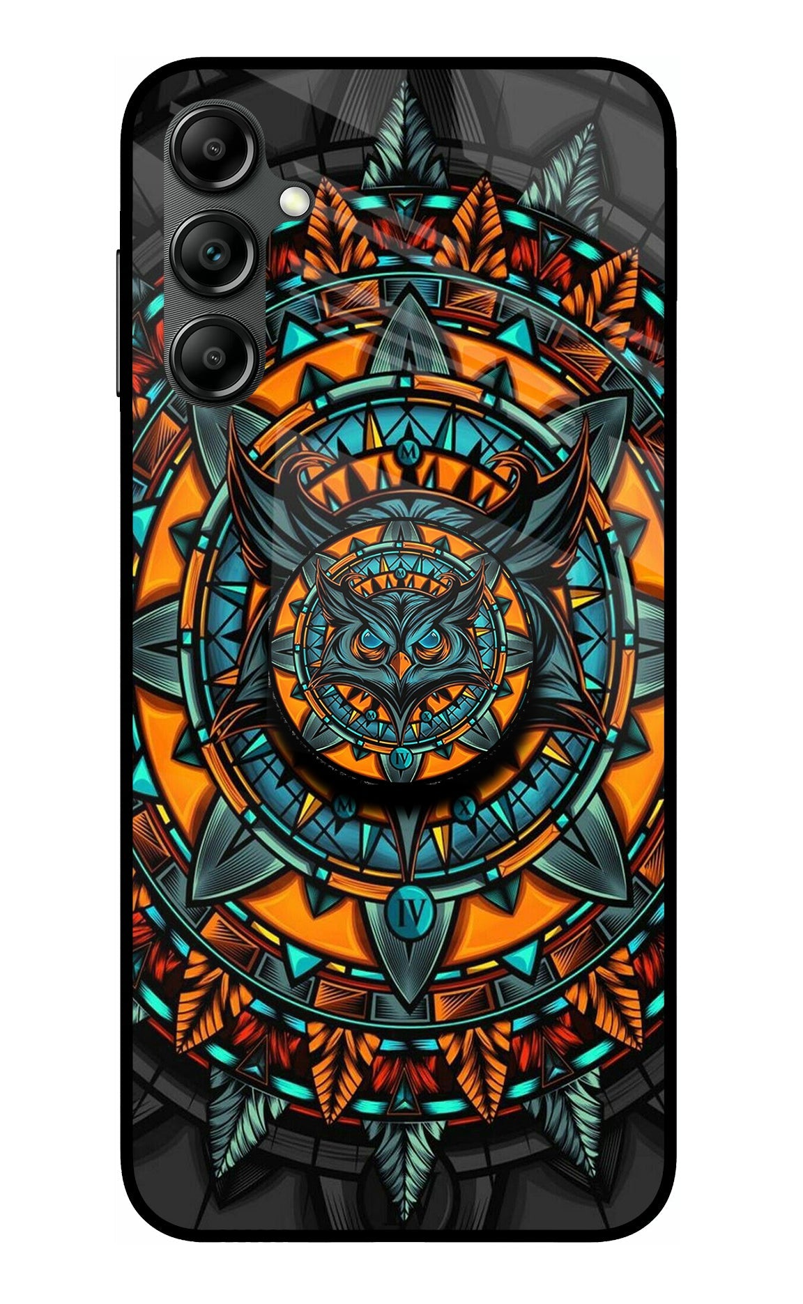 Angry Owl Samsung A14 5G Glass Case