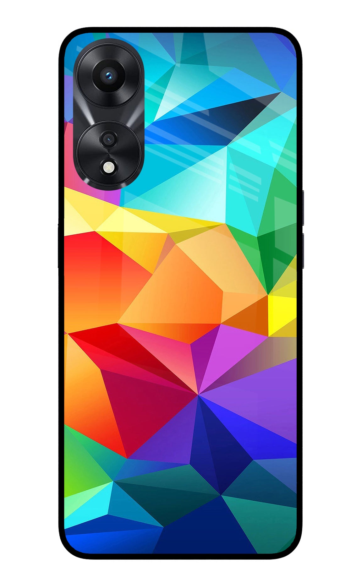 Abstract Pattern Oppo A78 5G Back Cover