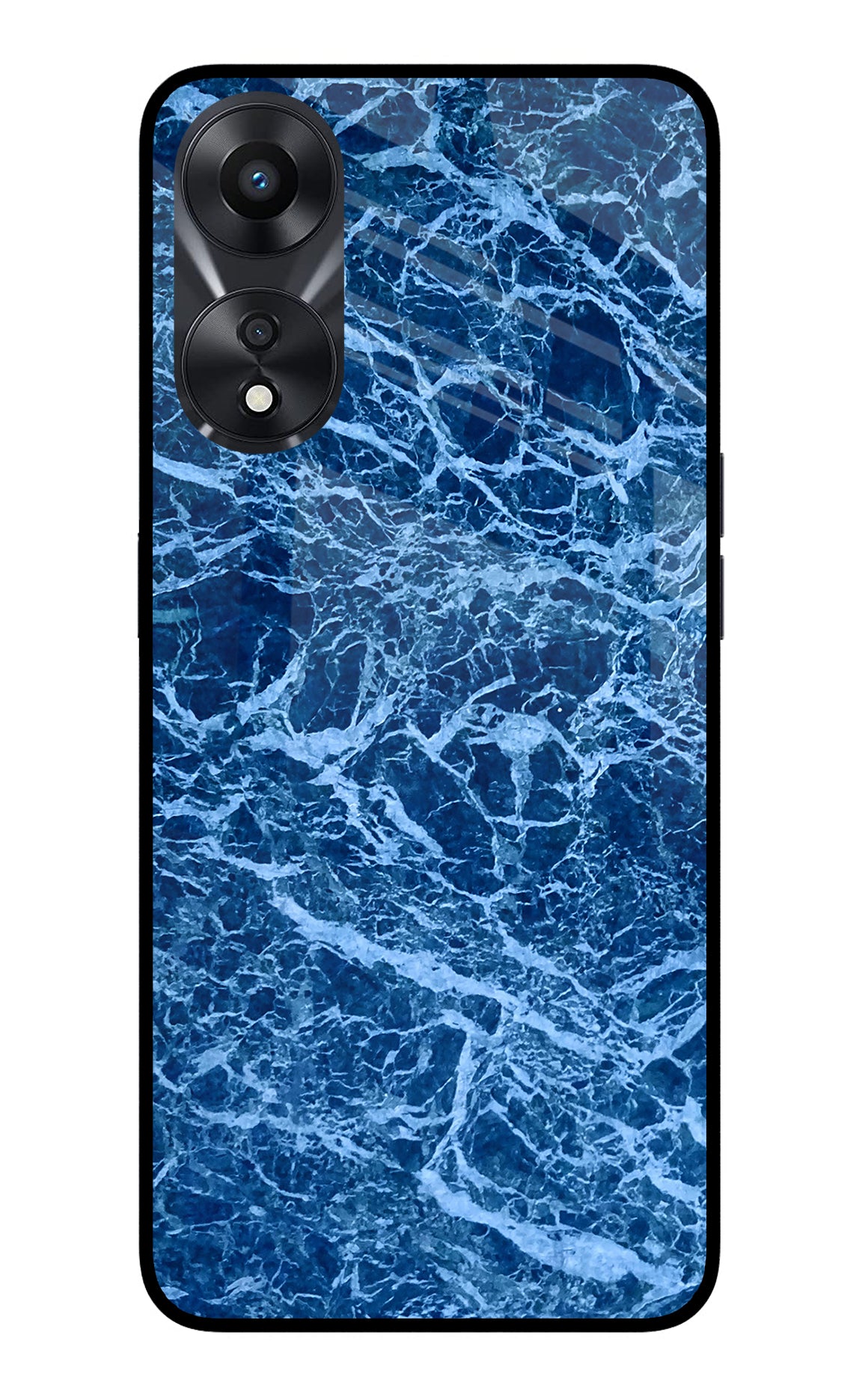 Blue Marble Oppo A78 5G Glass Case