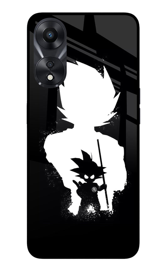 Goku Shadow Oppo A78 5G Glass Case