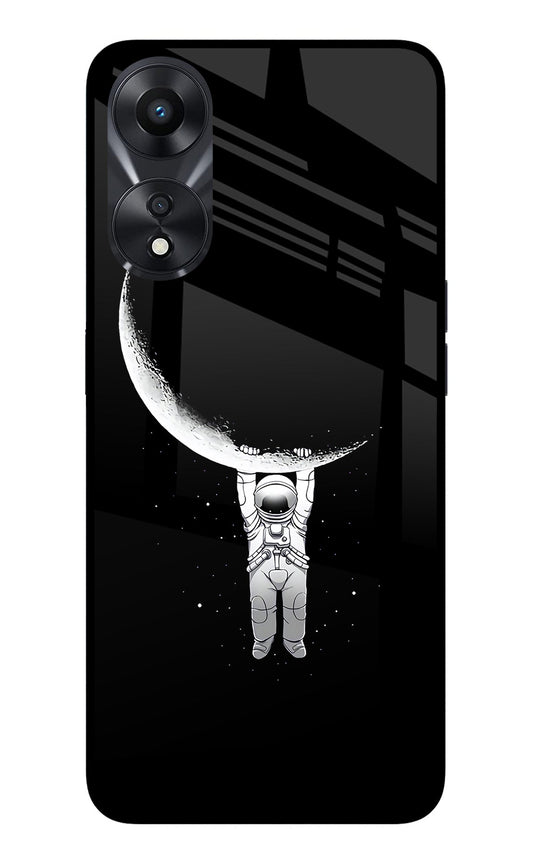 Moon Space Oppo A78 5G Glass Case