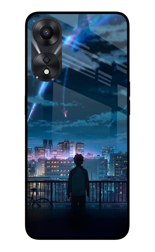 Anime Oppo A78 5G Glass Case