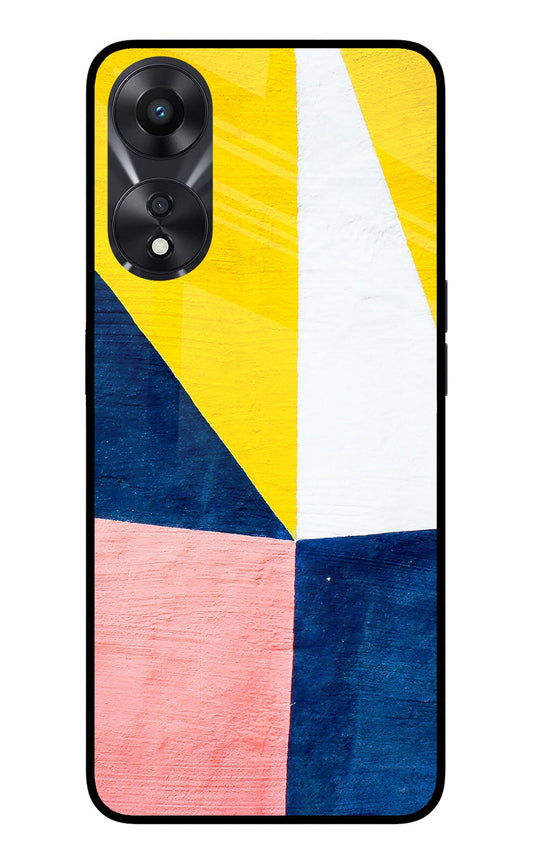 Colourful Art Oppo A78 5G Glass Case