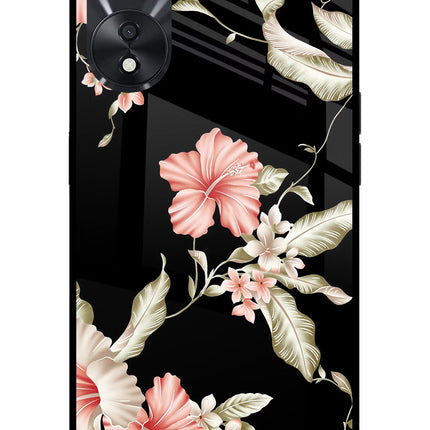 Flowers Oppo A78 5G Glass Case