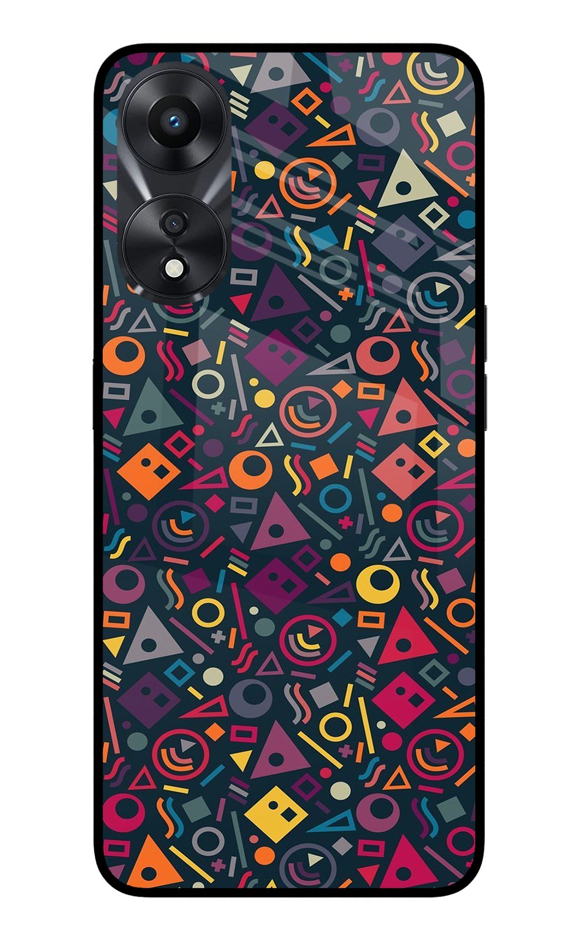 Geometric Abstract Oppo A78 5G Back Cover