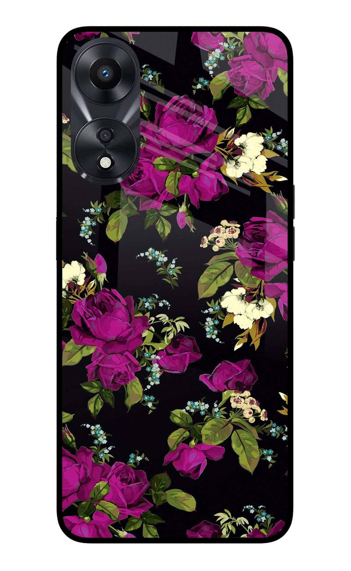 Flowers Oppo A78 5G Back Cover