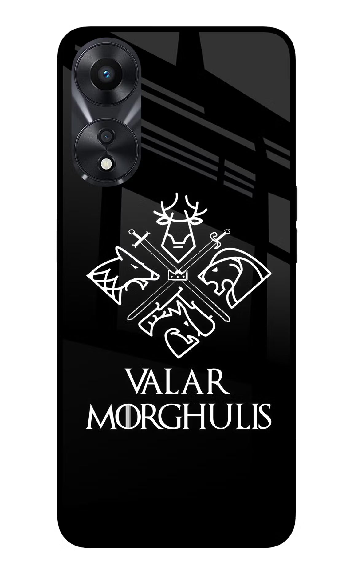 Valar Morghulis | Game Of Thrones Oppo A78 5G Glass Case Back Cover by Casekaro