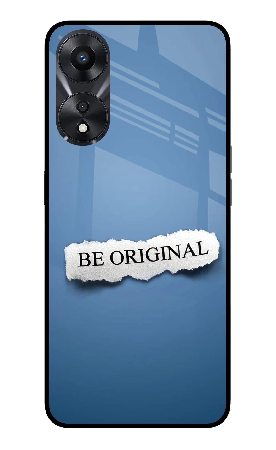 Be Original Oppo A78 5G Glass Case Back Cover by Casekaro