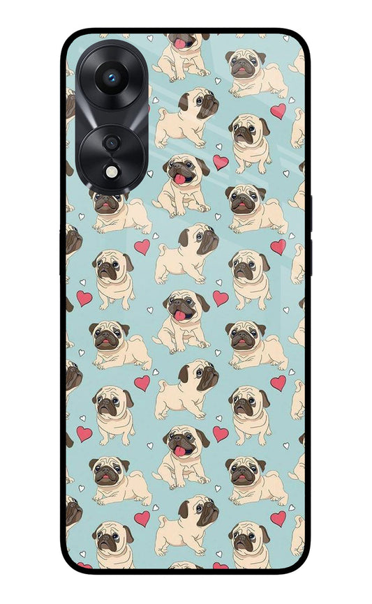 Pug Dog Oppo A78 5G Glass Case