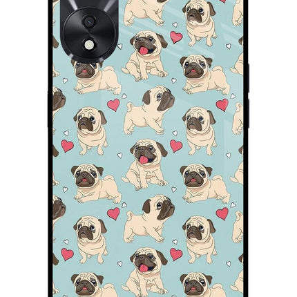 Pug Dog Oppo A78 5G Glass Case