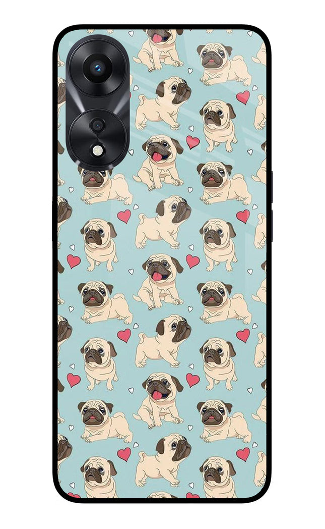 Pug Dog Oppo A78 5G Glass Case