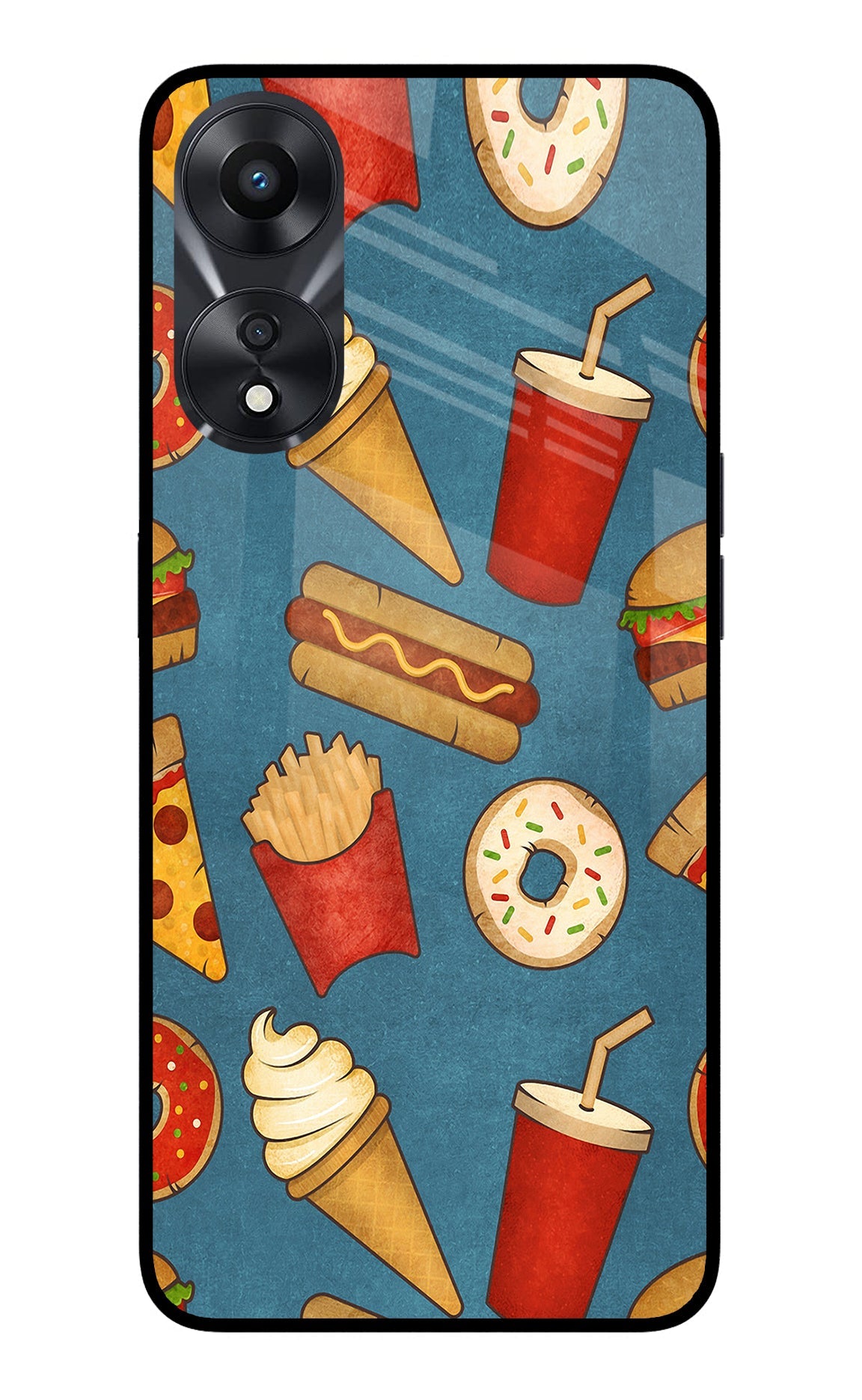 Foodie Oppo A78 5G Back Cover