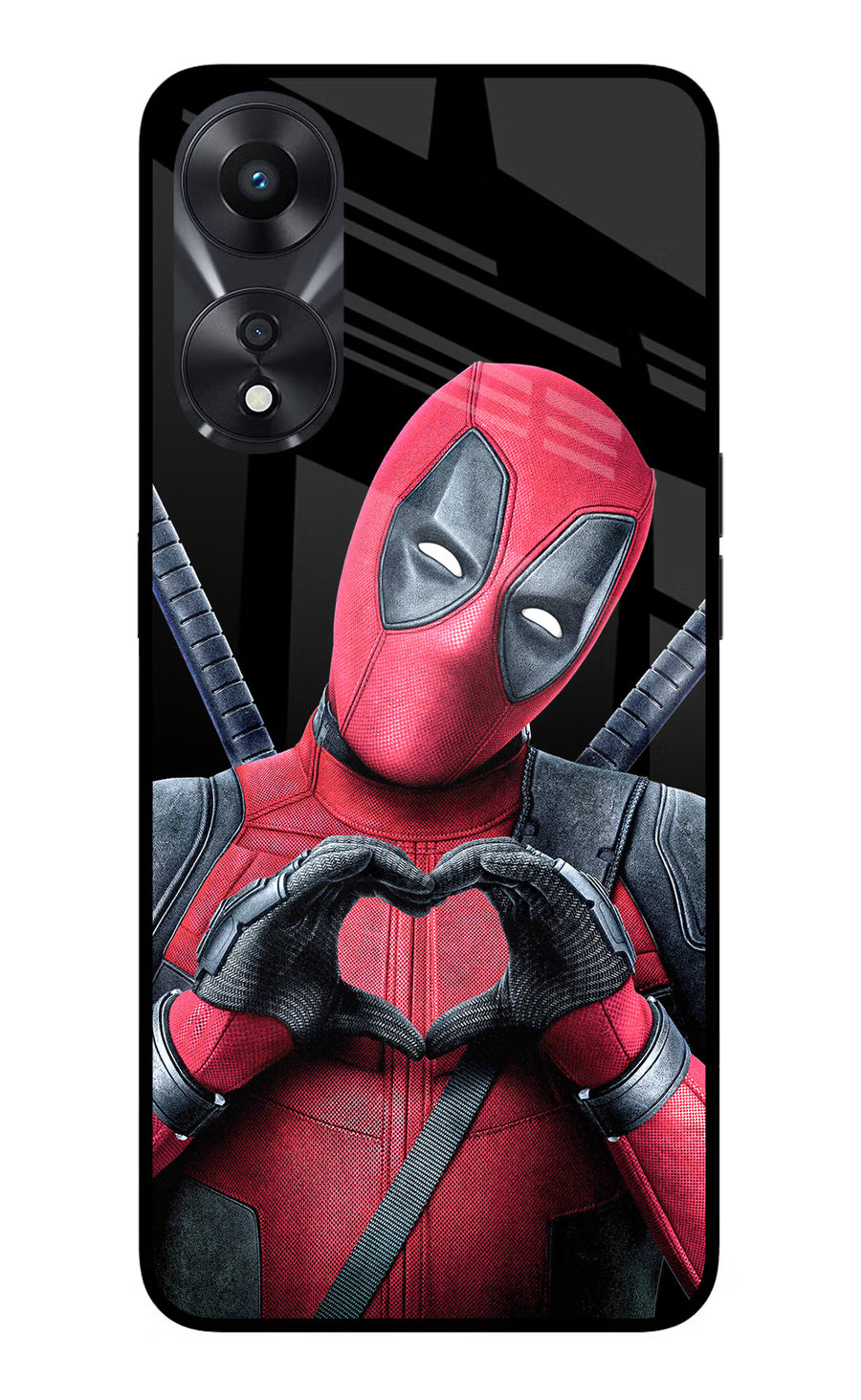 Deadpool Oppo A78 5G Back Cover, Glass case