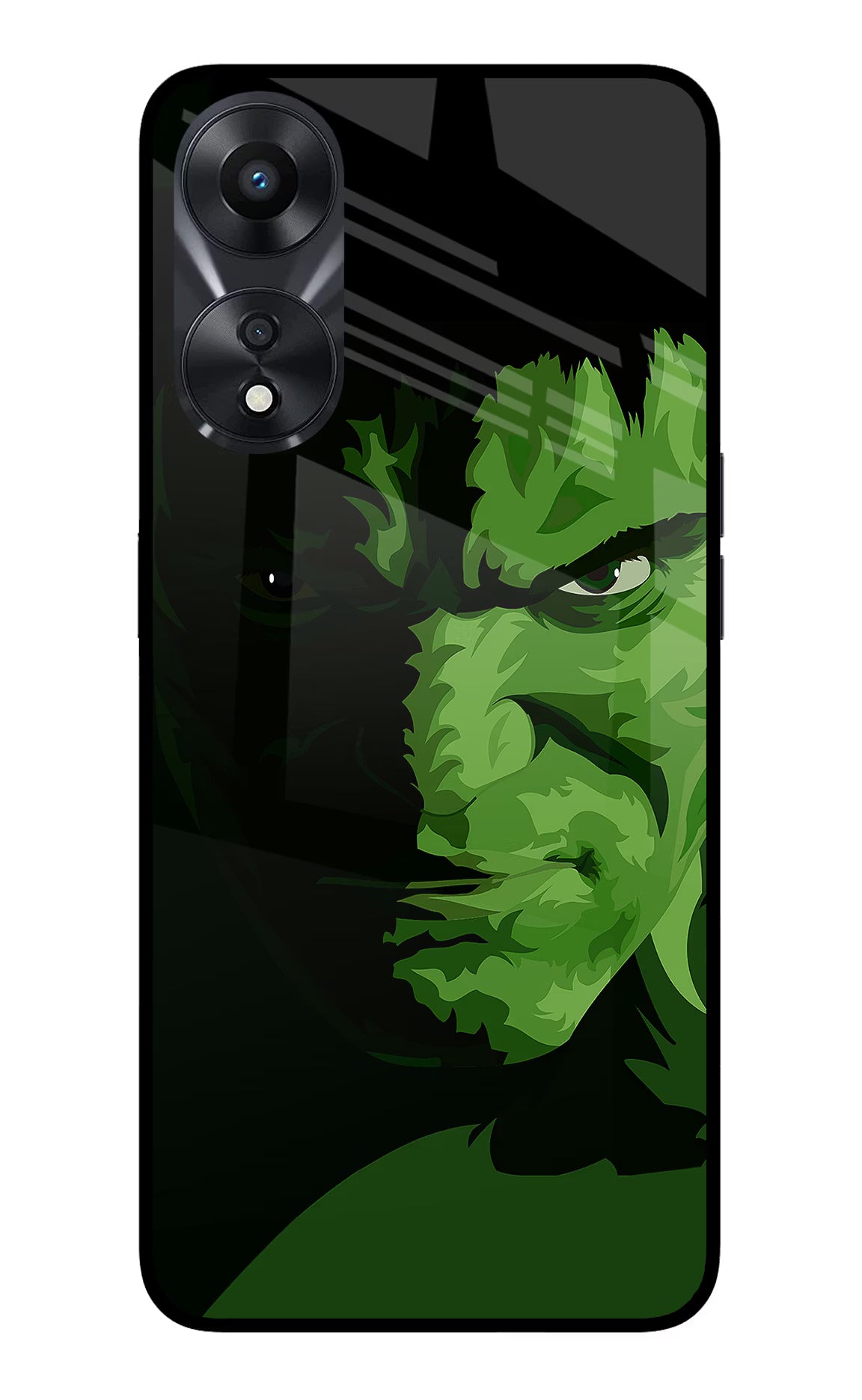 HULK Oppo A78 5G Glass Case Back Cover by Casekaro