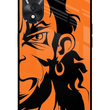 Hanuman Oppo A78 5G Glass Case Back Cover by Casekaro