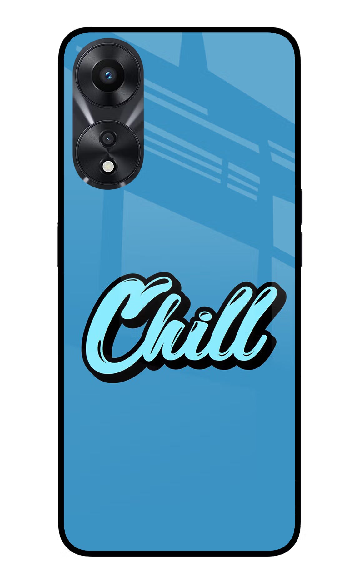 Chill Oppo A78 5G Glass Case Back Cover by Casekaro