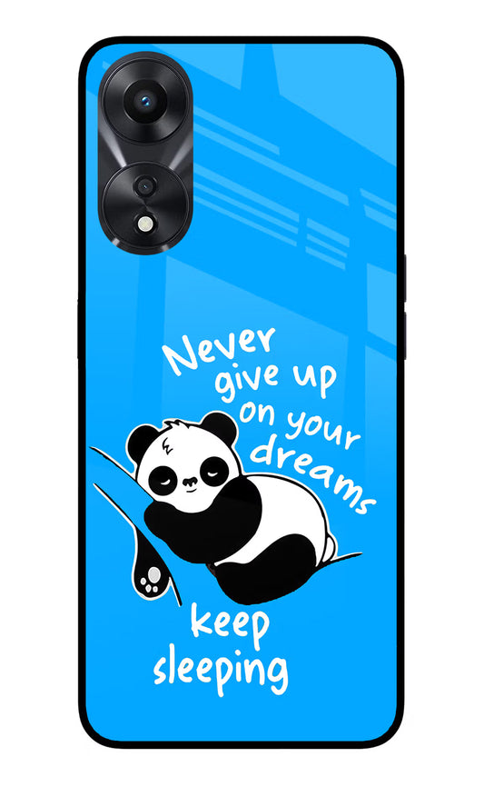Keep Sleeping Oppo A78 5G Glass Case