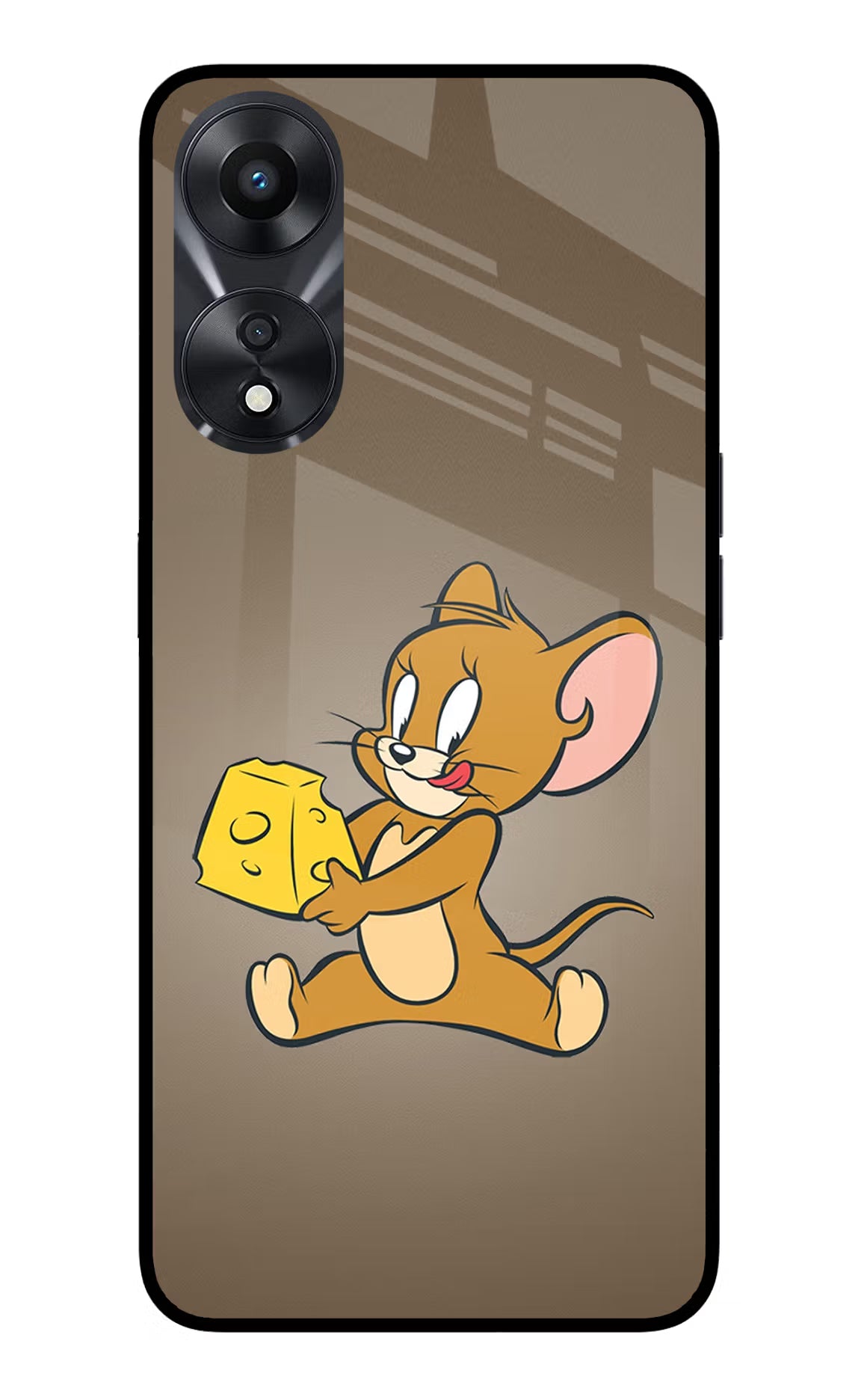 Jerry Oppo A78 5G Glass Case Back Cover by Casekaro