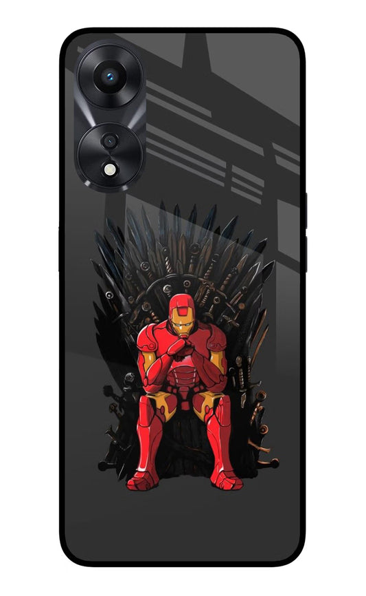 Ironman Throne Oppo A78 5G Glass Case