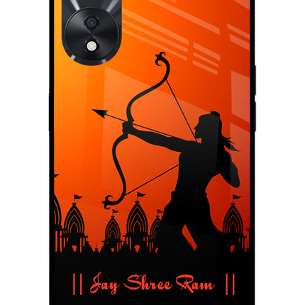 Lord Ram - 4 Oppo A78 5G Glass Case Back Cover by Casekaro
