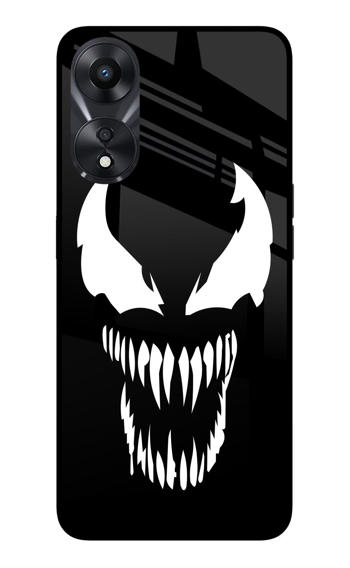 Venom Oppo A78 5G Glass Case Back Cover by Casekaro
