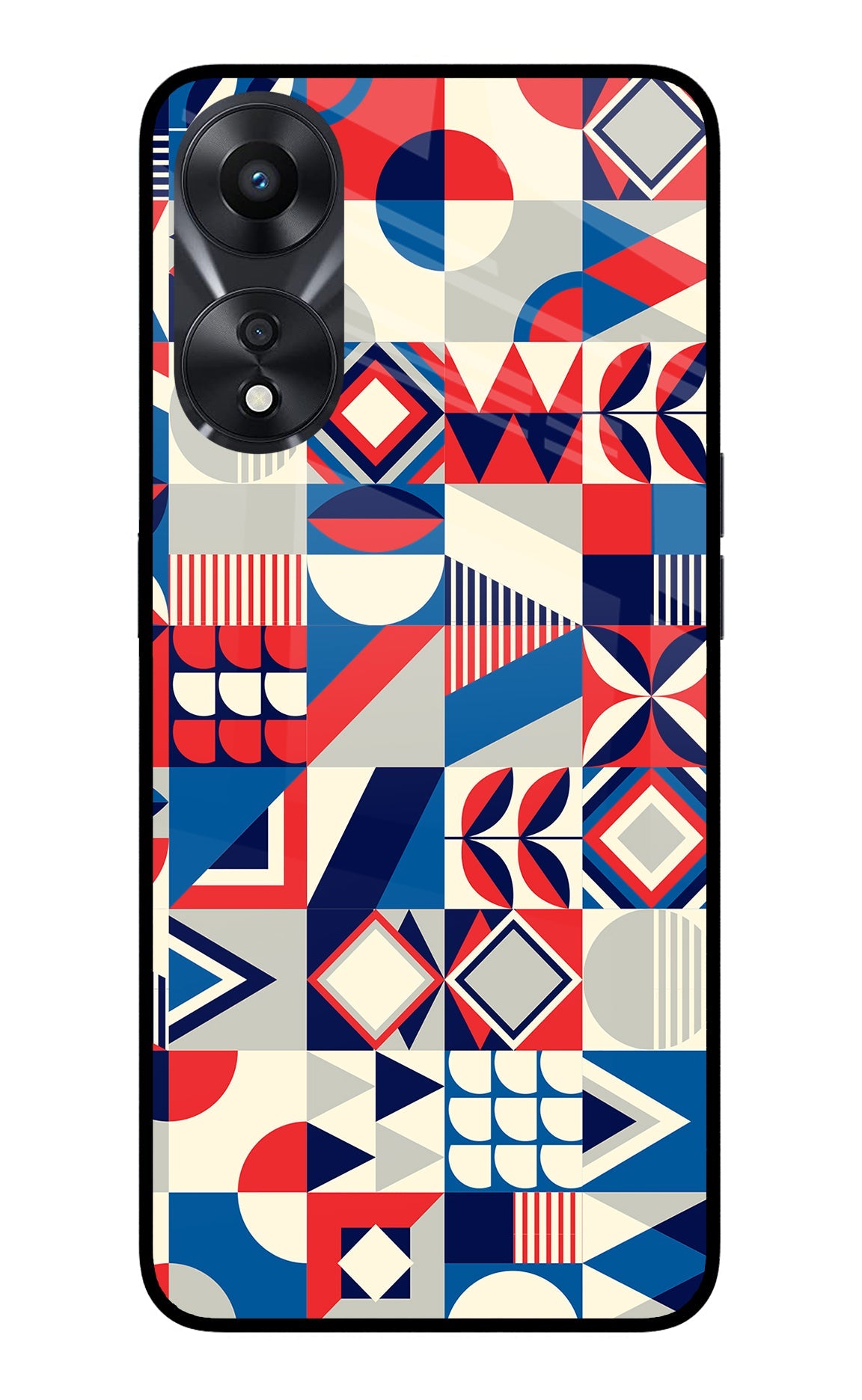 Colorful Pattern Oppo A78 5G Back Cover