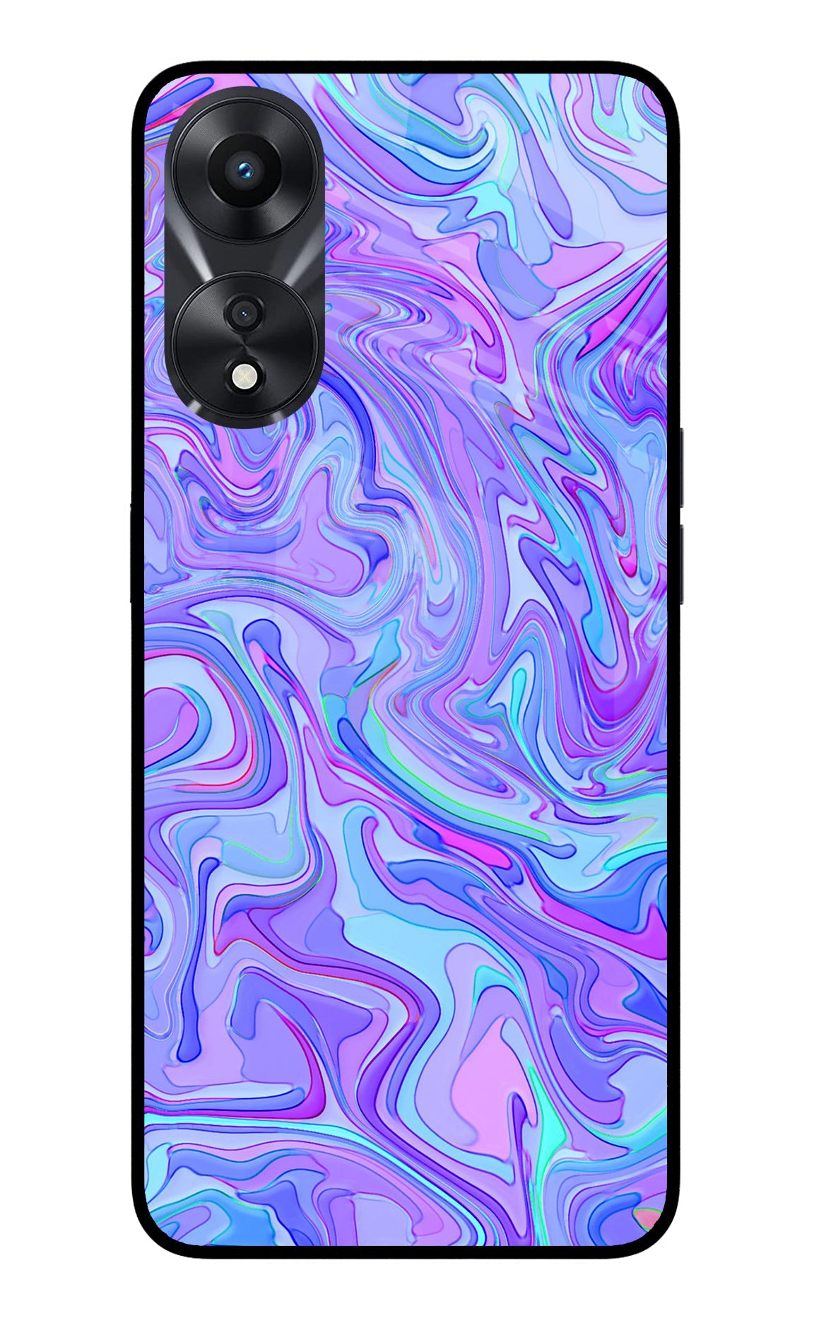 Glitter Oppo A78 5G Glass Case