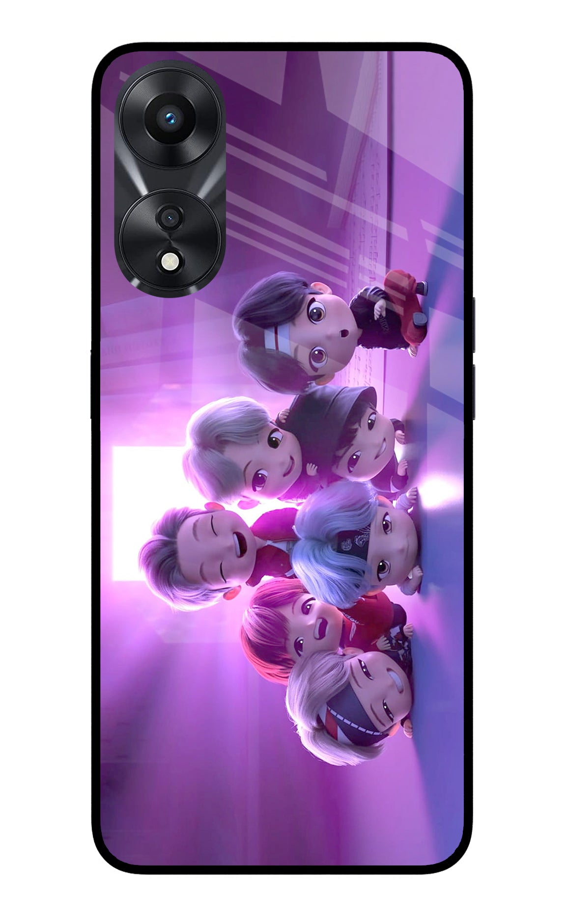 BTS Chibi Oppo A78 5G Back Cover