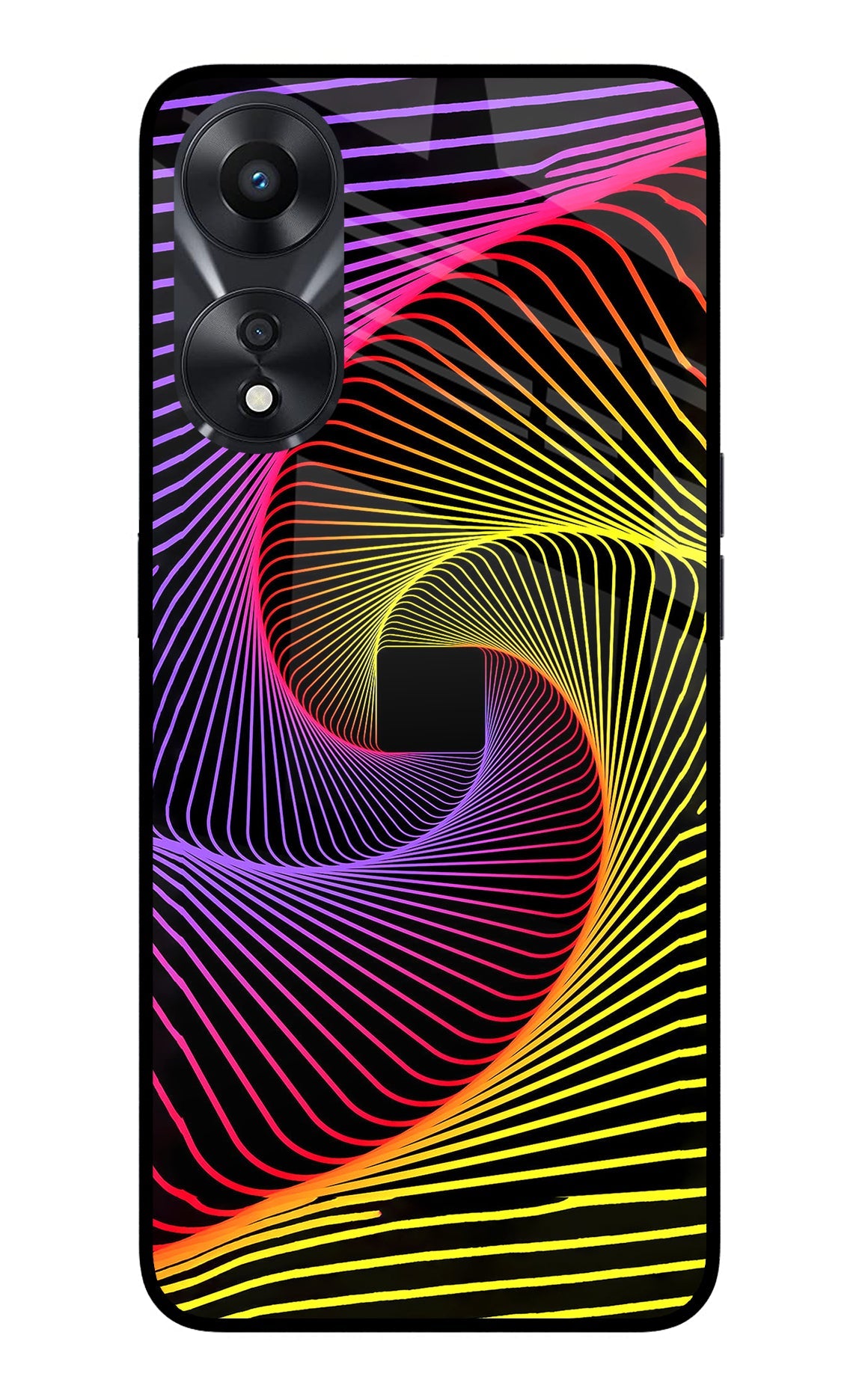 Colorful Strings Oppo A78 5G Back Cover