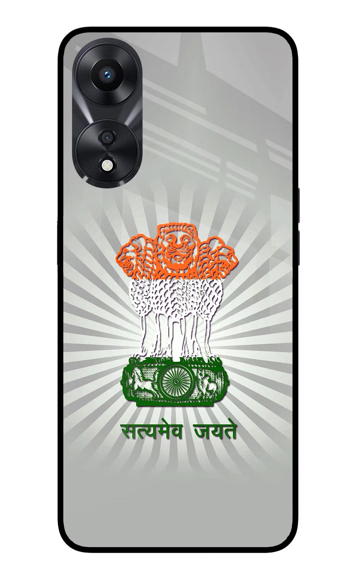 Satyamev Jayate Art Oppo A78 5G Glass Case