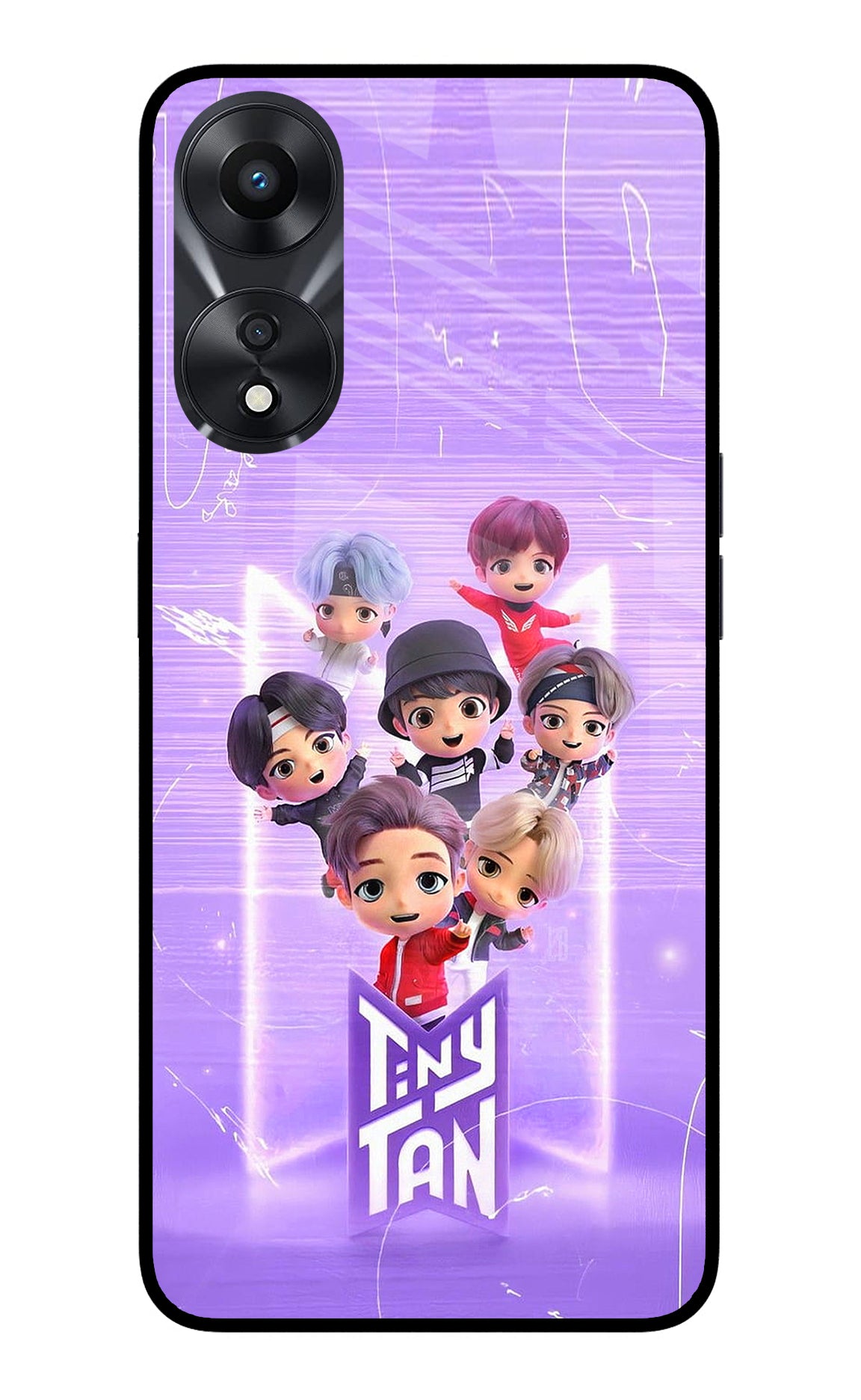 BTS Tiny Tan Oppo A78 5G Back Cover