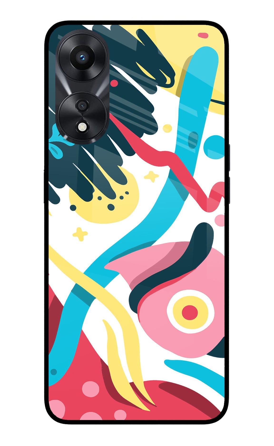 Trippy Oppo A78 5G Glass Case