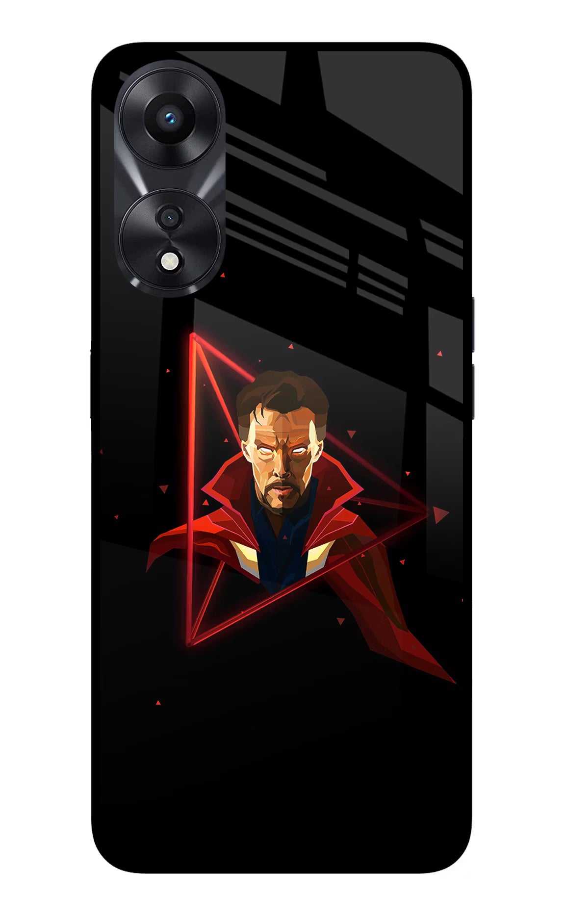 Doctor Ordinary Oppo A78 5G Glass Case Back Cover by Casekaro