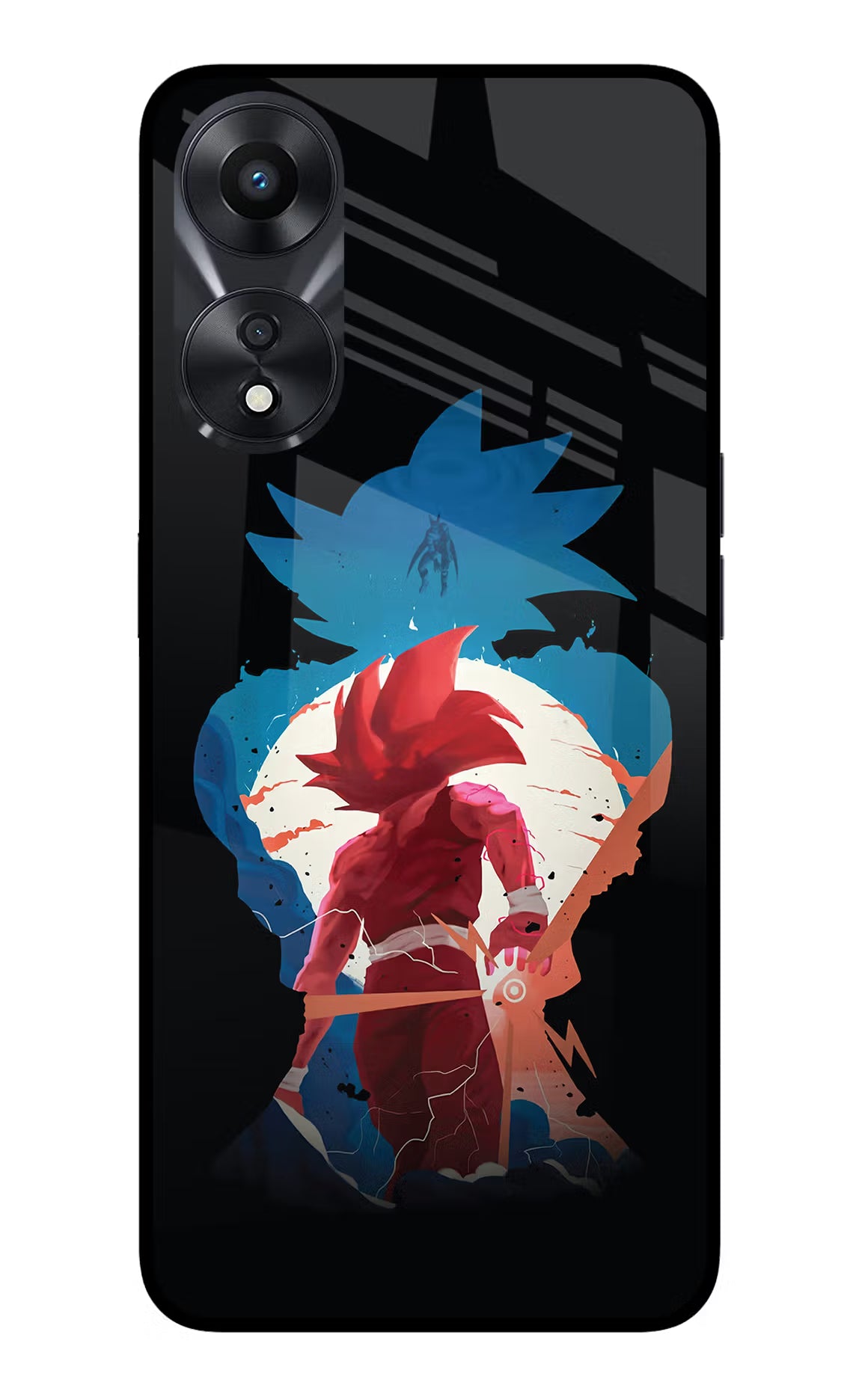 Goku Oppo A78 5G Glass Case Back Cover by Casekaro