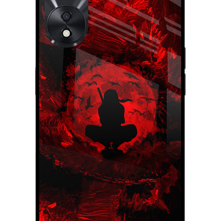 Itachi Uchiha Oppo A78 5G Glass Case Back Cover by Casekaro