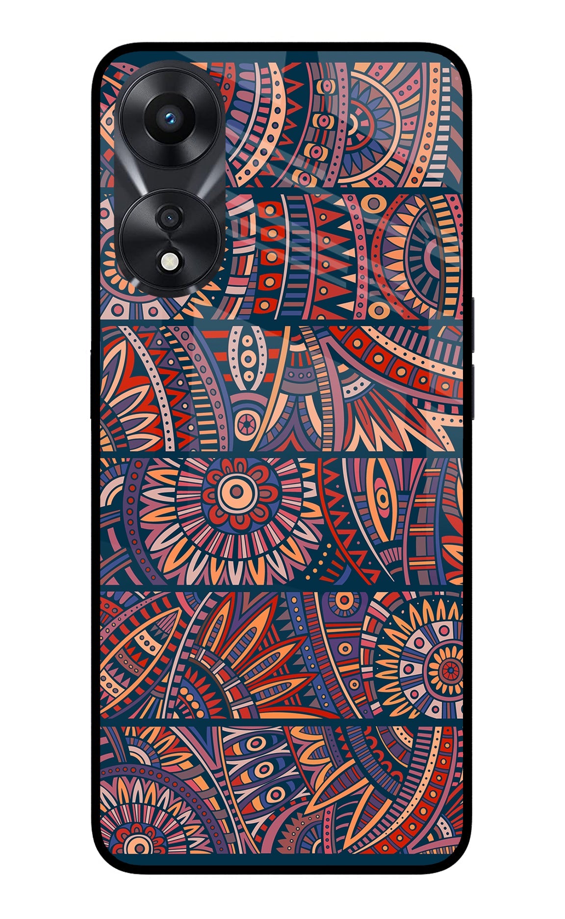 African Culture Design Oppo A78 5G Back Cover